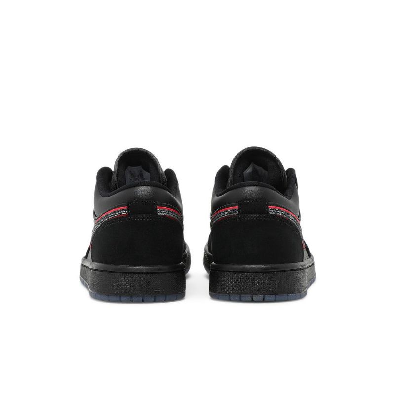 Pánské Boty Air Jordan 1 Low Černá Červené