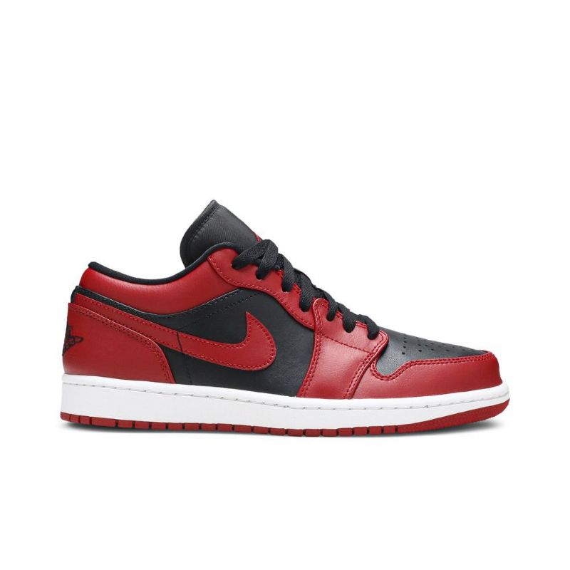 Pánské Boty Air Jordan 1 Low Černá Červené