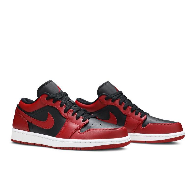 Pánské Boty Air Jordan 1 Low Černá Červené