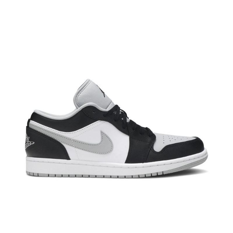 Pánské Boty Air Jordan 1 Low Černá Šedá Bílý