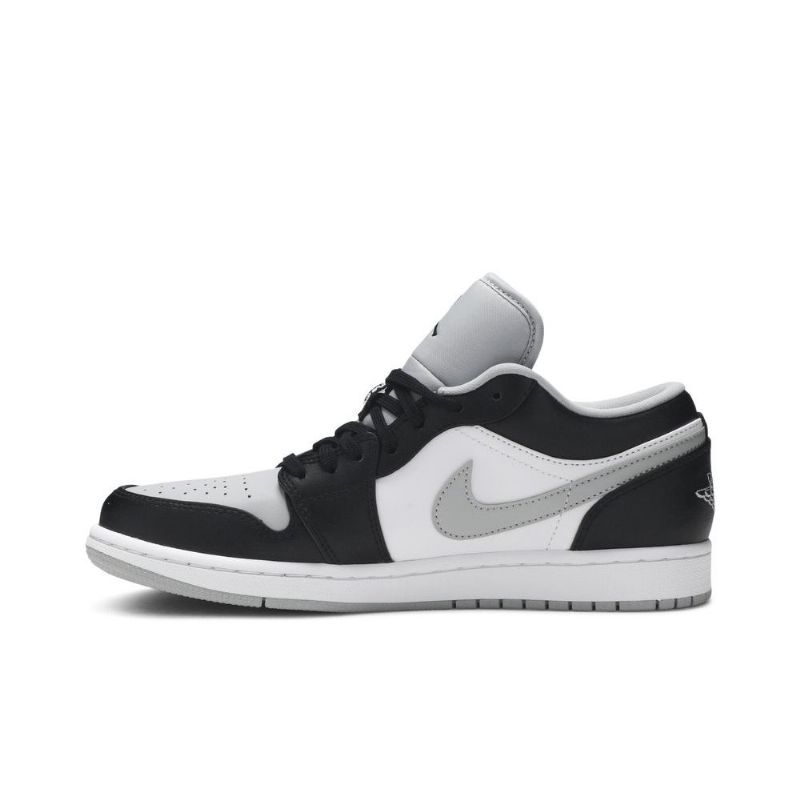Pánské Boty Air Jordan 1 Low Černá Šedá Bílý
