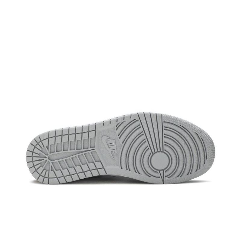 Pánské Boty Air Jordan 1 Low Černá Šedá Bílý