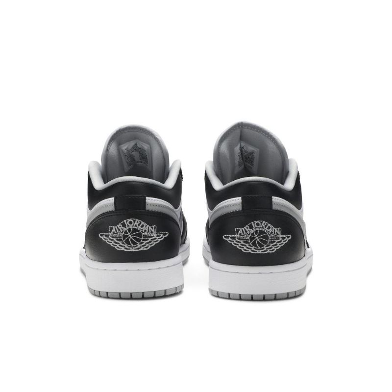 Pánské Boty Air Jordan 1 Low Černá Šedá Bílý