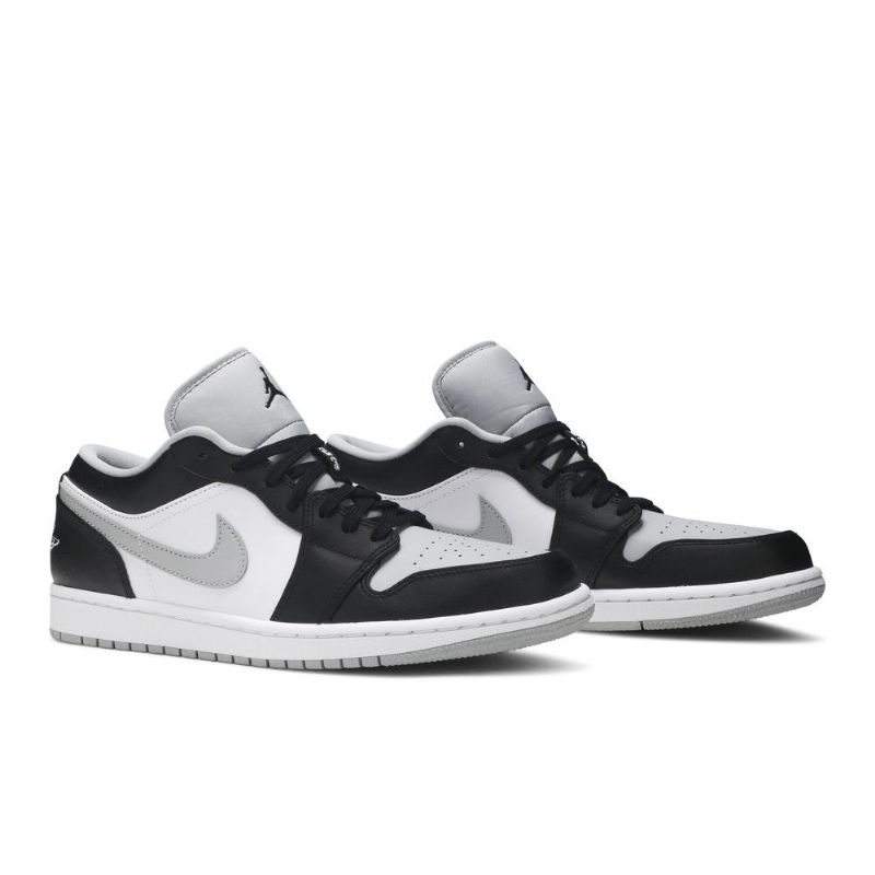 Pánské Boty Air Jordan 1 Low Černá Šedá Bílý