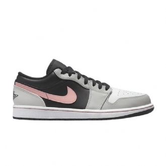 Pánské Boty Air Jordan 1 Low Černá Šedá Bílý Růžová