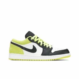 Pánské Boty Air Jordan 1 Low Černá Zelená Bílý