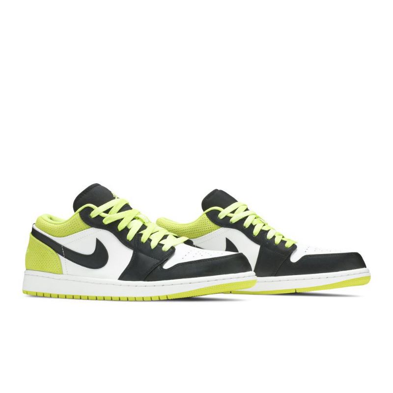 Pánské Boty Air Jordan 1 Low Černá Zelená Bílý