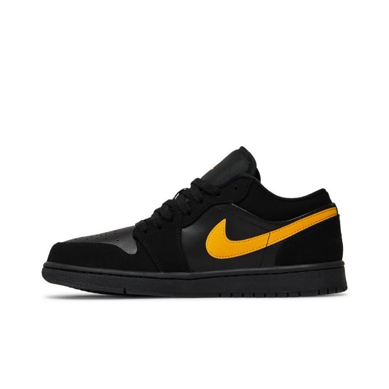 Pánské Boty Air Jordan 1 Low Černá Zlatý