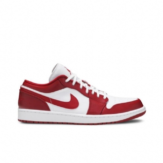 Pánské Boty Air Jordan 1 Low Červené Bílý