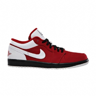 Pánské Boty Air Jordan 1 Low Červené Bílý Černá