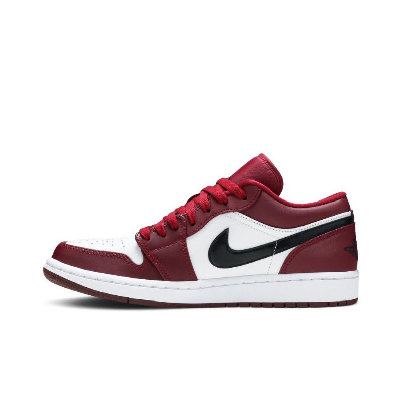 Pánské Boty Air Jordan 1 Low Červené Bílý Černá