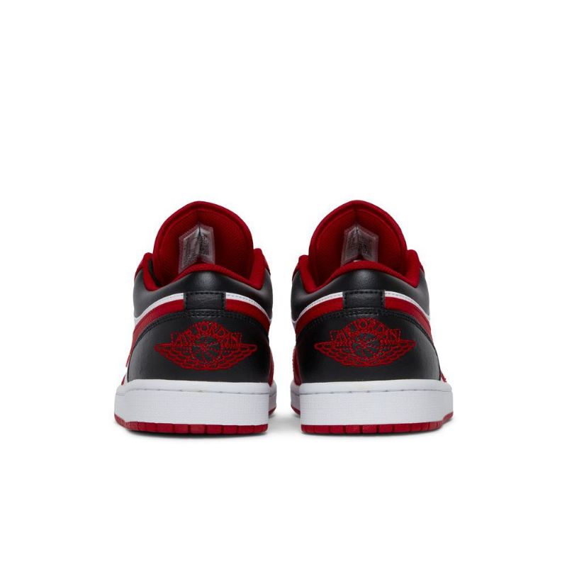 Pánské Boty Air Jordan 1 Low Červené Bílý Černá