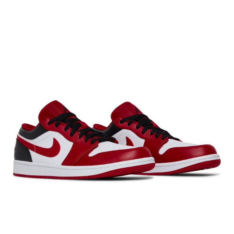 Pánské Boty Air Jordan 1 Low Červené Bílý Černá