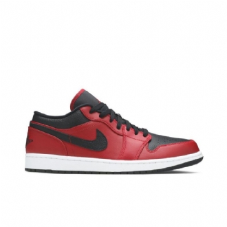 Pánské Boty Air Jordan 1 Low Červené Černá Bílý