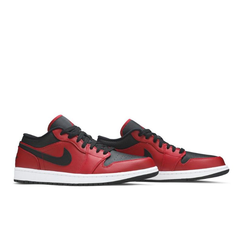 Pánské Boty Air Jordan 1 Low Červené Černá Bílý