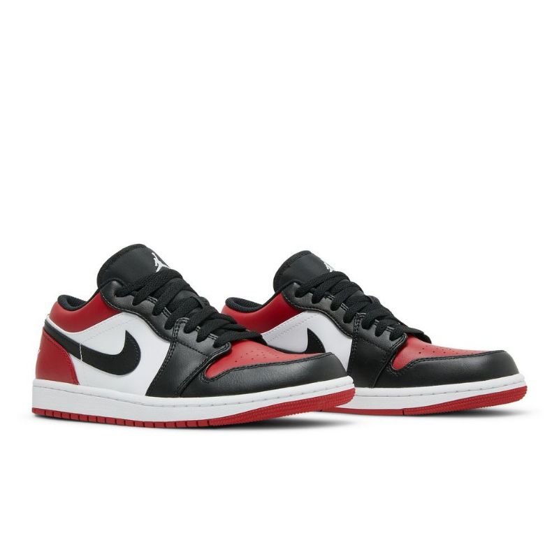 Pánské Boty Air Jordan 1 Low Červené Černá Bílý