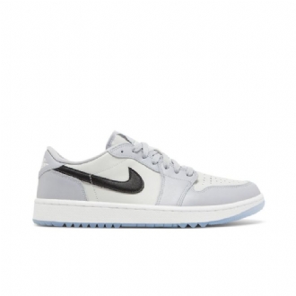 Pánské Boty Air Jordan 1 Low Golf Šedá Bílý Černá