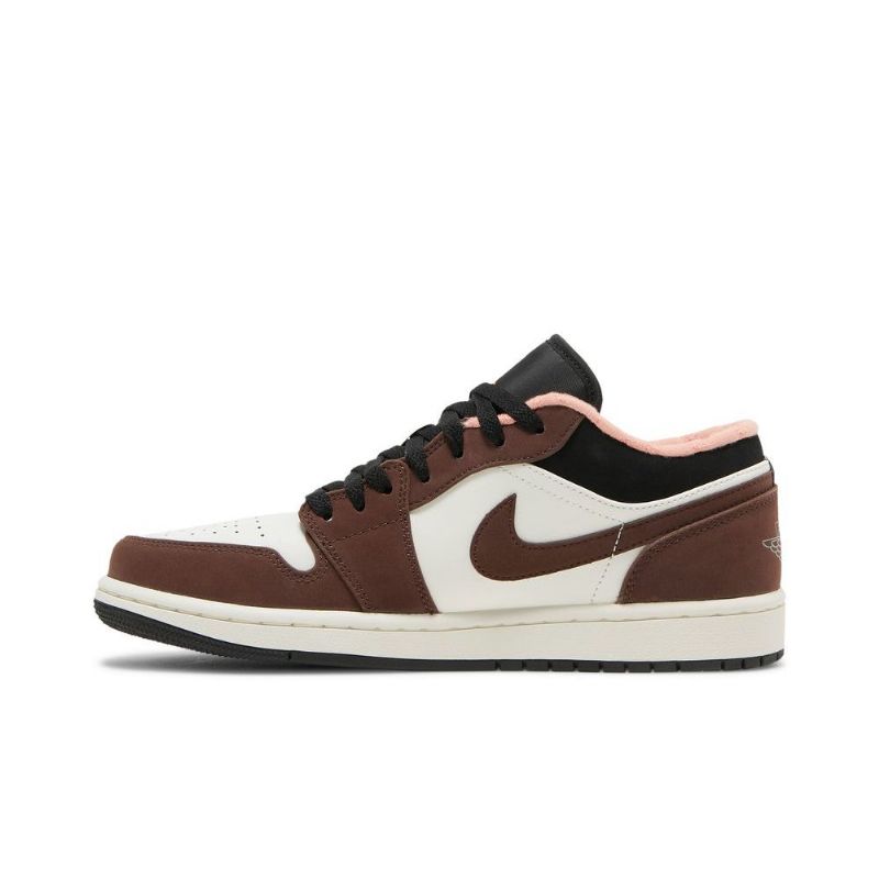 Pánské Boty Air Jordan 1 Low Hnědý Bílý Černá Růžová