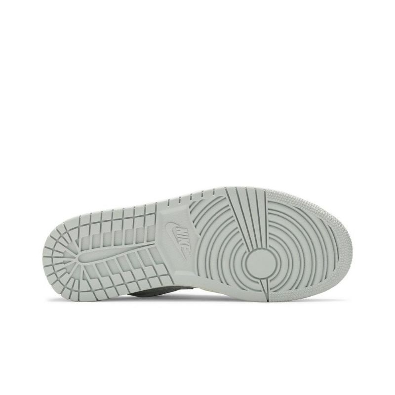 Pánské Boty Air Jordan 1 Low Premium Bílý Šedá