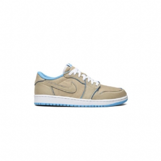 Pánské Boty Air Jordan 1 Low Sb Khaki Modrý