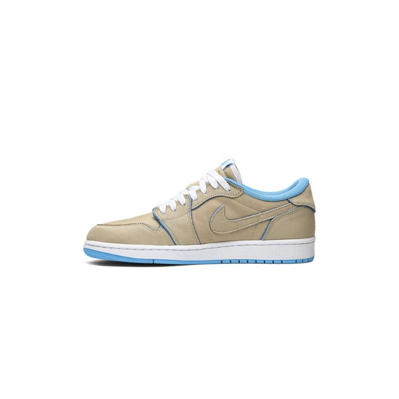 Pánské Boty Air Jordan 1 Low Sb Khaki Modrý