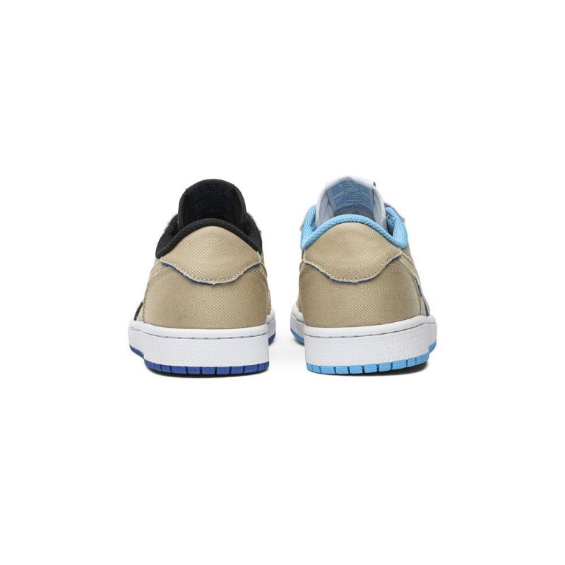 Pánské Boty Air Jordan 1 Low Sb Khaki Modrý