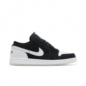 Pánské Boty Air Jordan 1 Low Se Černá Bílý