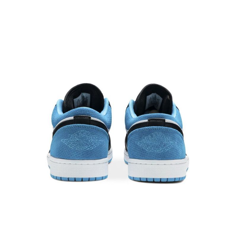 Pánské Boty Air Jordan 1 Low Se Černá Modrý Bílý