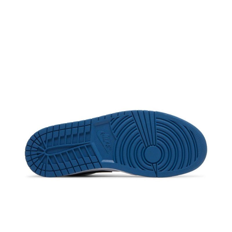Pánské Boty Air Jordan 1 Low Se Modrá Bílá Šedá Černá