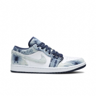 Pánské Boty Air Jordan 1 Low Se Modrý Bílý