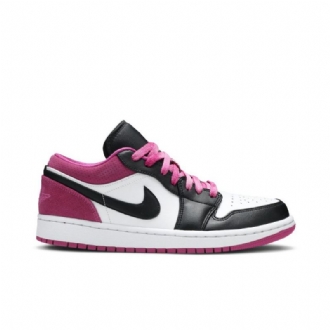 Pánské Boty Air Jordan 1 Low Se Růžová Bílá Černá