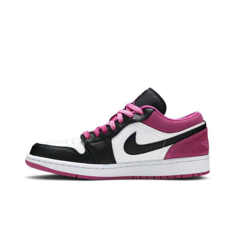 Pánské Boty Air Jordan 1 Low Se Růžová Bílá Černá