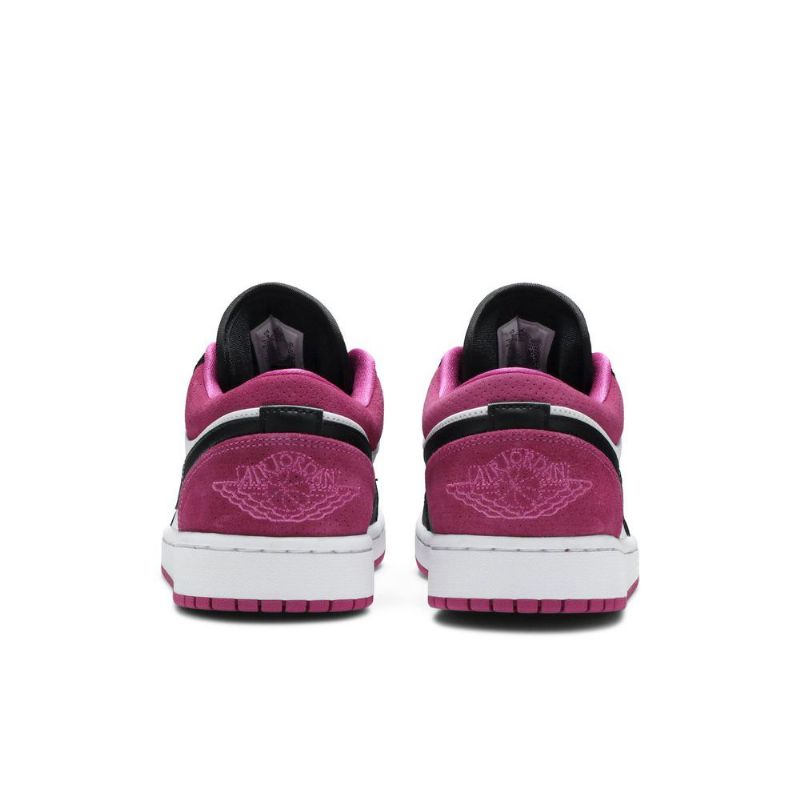 Pánské Boty Air Jordan 1 Low Se Růžová Bílá Černá