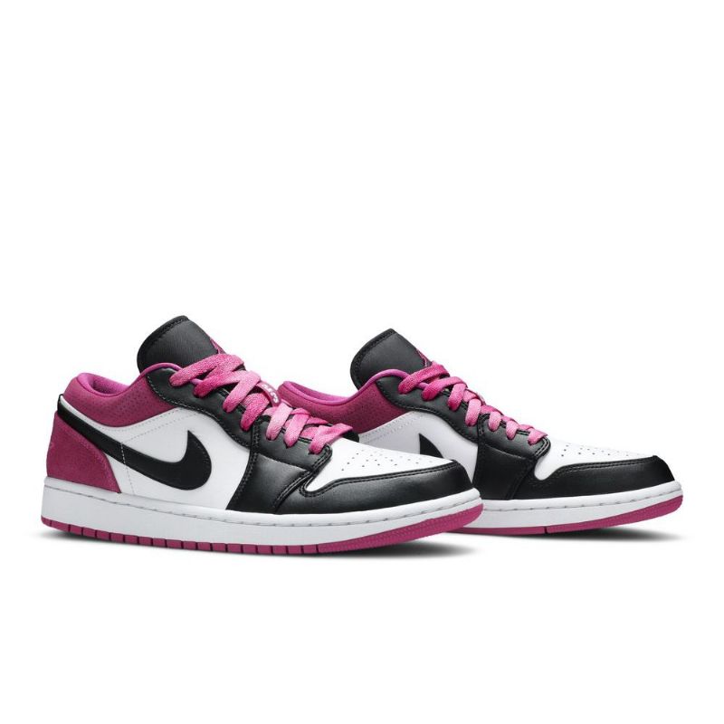Pánské Boty Air Jordan 1 Low Se Růžová Bílá Černá