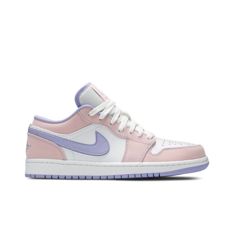 Pánské Boty Air Jordan 1 Low Se Růžová Nachový Bílý