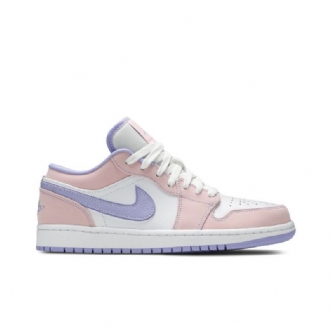 Pánské Boty Air Jordan 1 Low Se Růžová Nachový Bílý