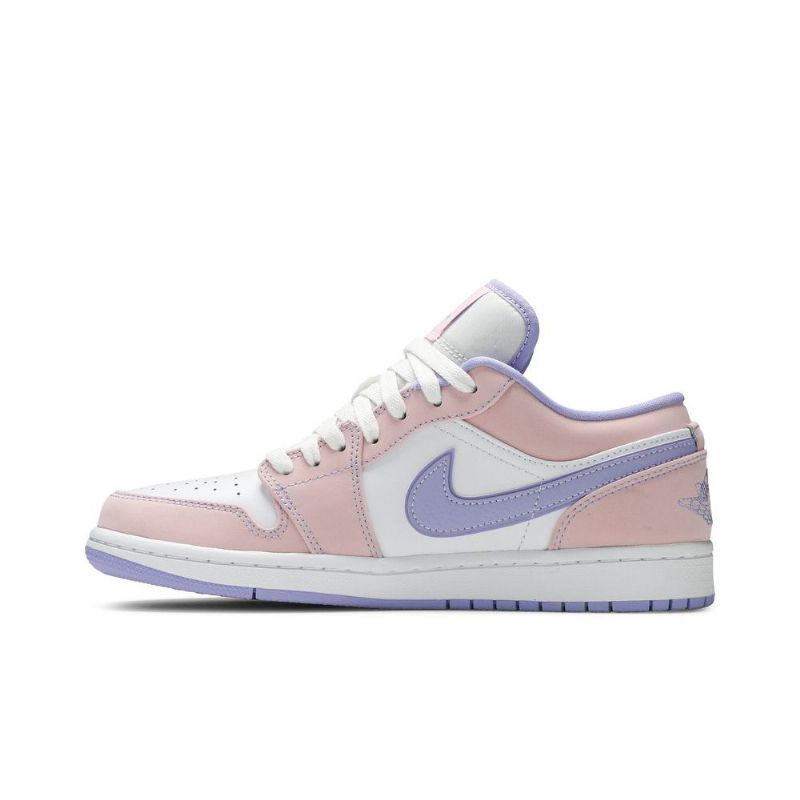 Pánské Boty Air Jordan 1 Low Se Růžová Nachový Bílý