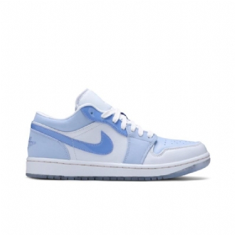 Pánské Boty Air Jordan 1 Low Se Šedomodré