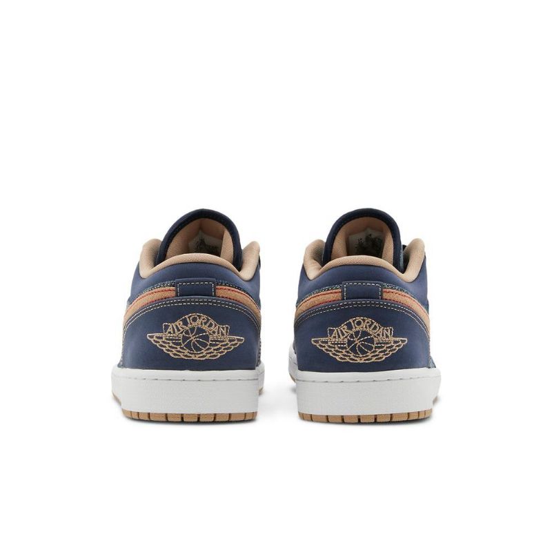 Pánské Boty Air Jordan 1 Low Se Tmavě Modrá Modrý