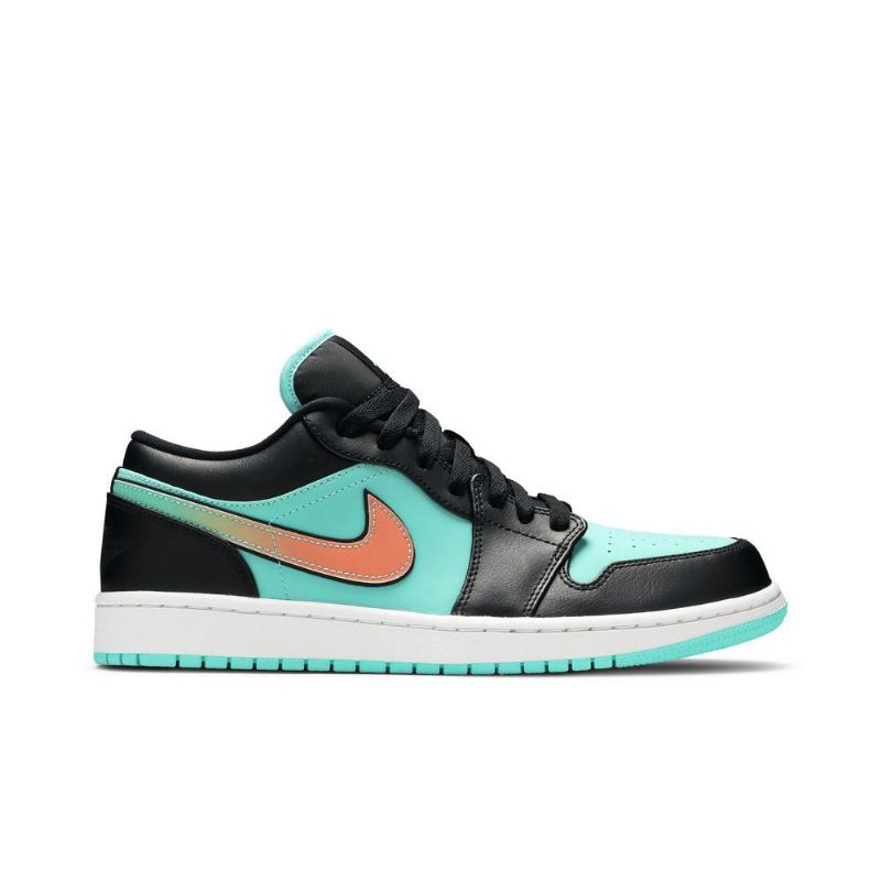 Pánské Boty Air Jordan 1 Low Se Turquoise Černá Růžová