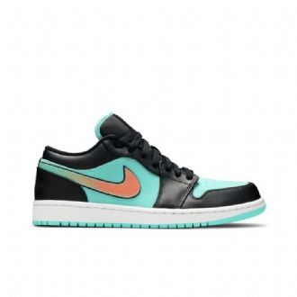 Pánské Boty Air Jordan 1 Low Se Turquoise Černá Růžová