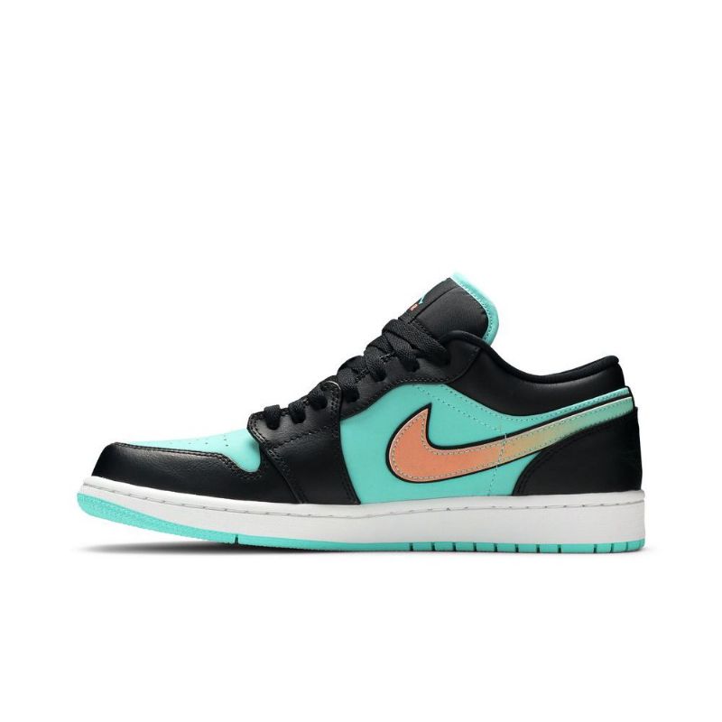 Pánské Boty Air Jordan 1 Low Se Turquoise Černá Růžová