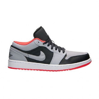 Pánské Boty Air Jordan 1 Low Šedá Černá Červené Bílý