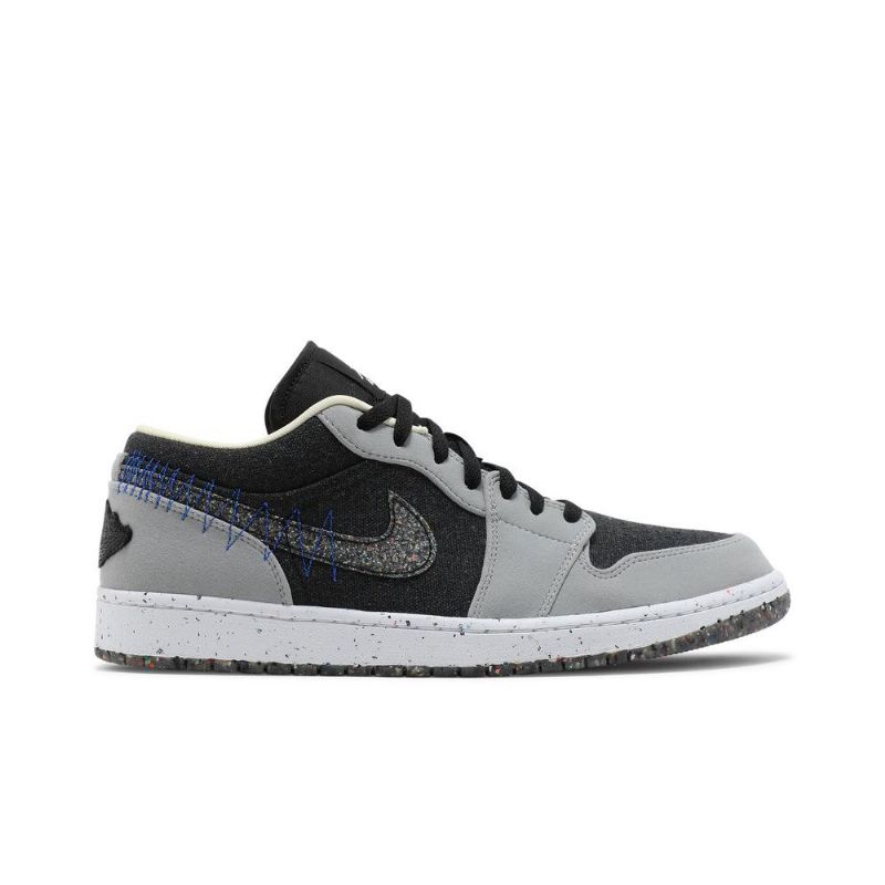 Pánské Boty Air Jordan 1 Low Šedá Černá Modrý