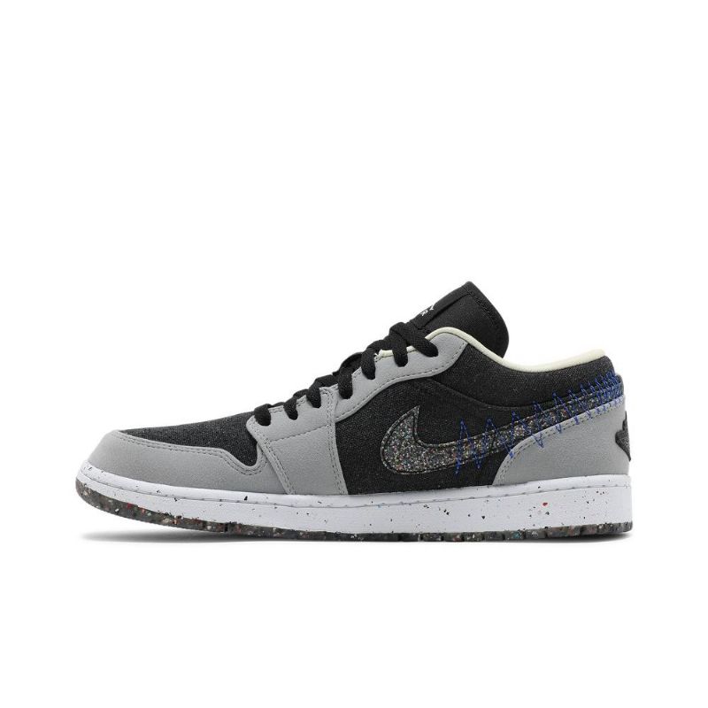 Pánské Boty Air Jordan 1 Low Šedá Černá Modrý