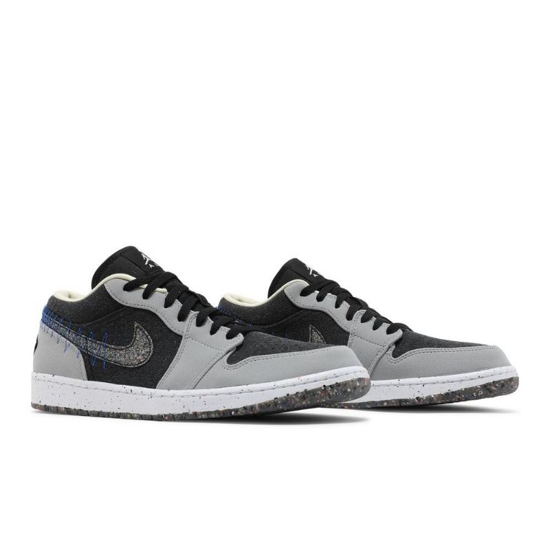 Pánské Boty Air Jordan 1 Low Šedá Černá Modrý