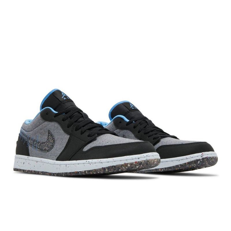 Pánské Boty Air Jordan 1 Low Šedá Černá Modrý