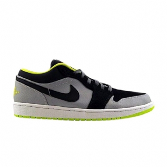 Pánské Boty Air Jordan 1 Low Šedá Černá Zelená