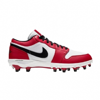Pánské Boty Air Jordan 1 Low Td Cleat Bílá Červená Černá