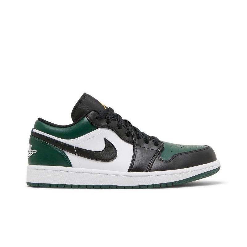 Pánské Boty Air Jordan 1 Low Zelená Bílý Černá Zlatý